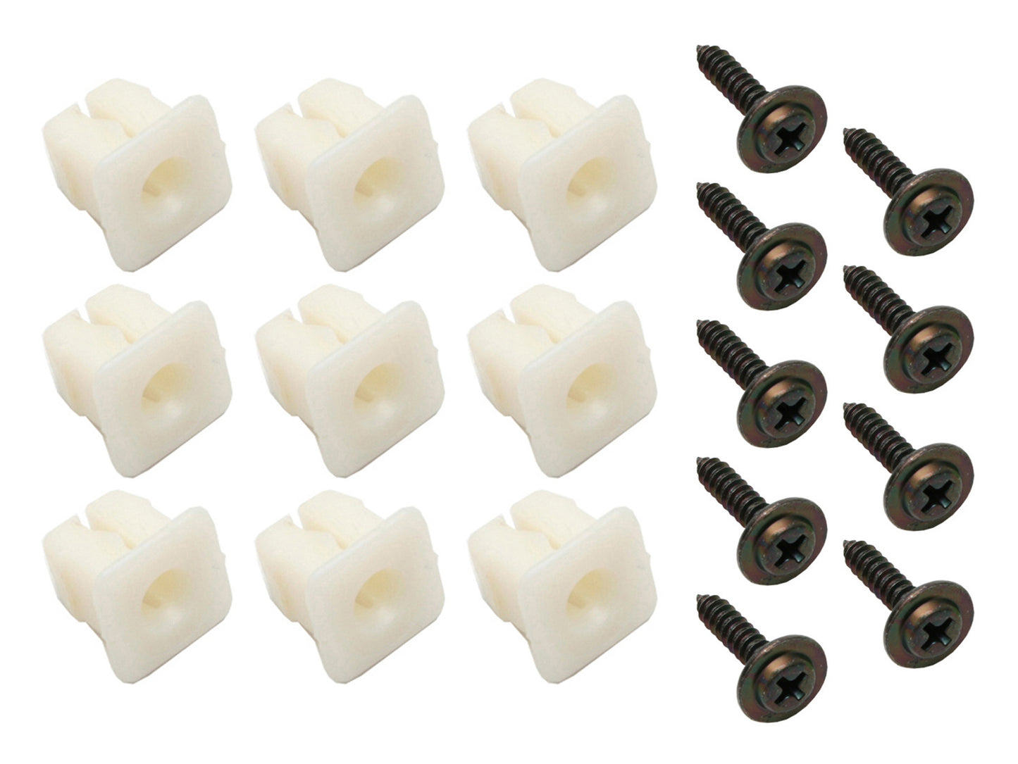 Ford XW XY Clips +Screws Grille Panel Mounting Set x18pce - BMC2009