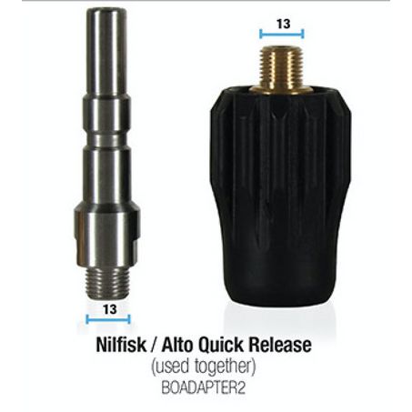 BOWDEN'S OWN Nilfisk / Alto Quick Release Pressure Washer Snow Cannon Adapter