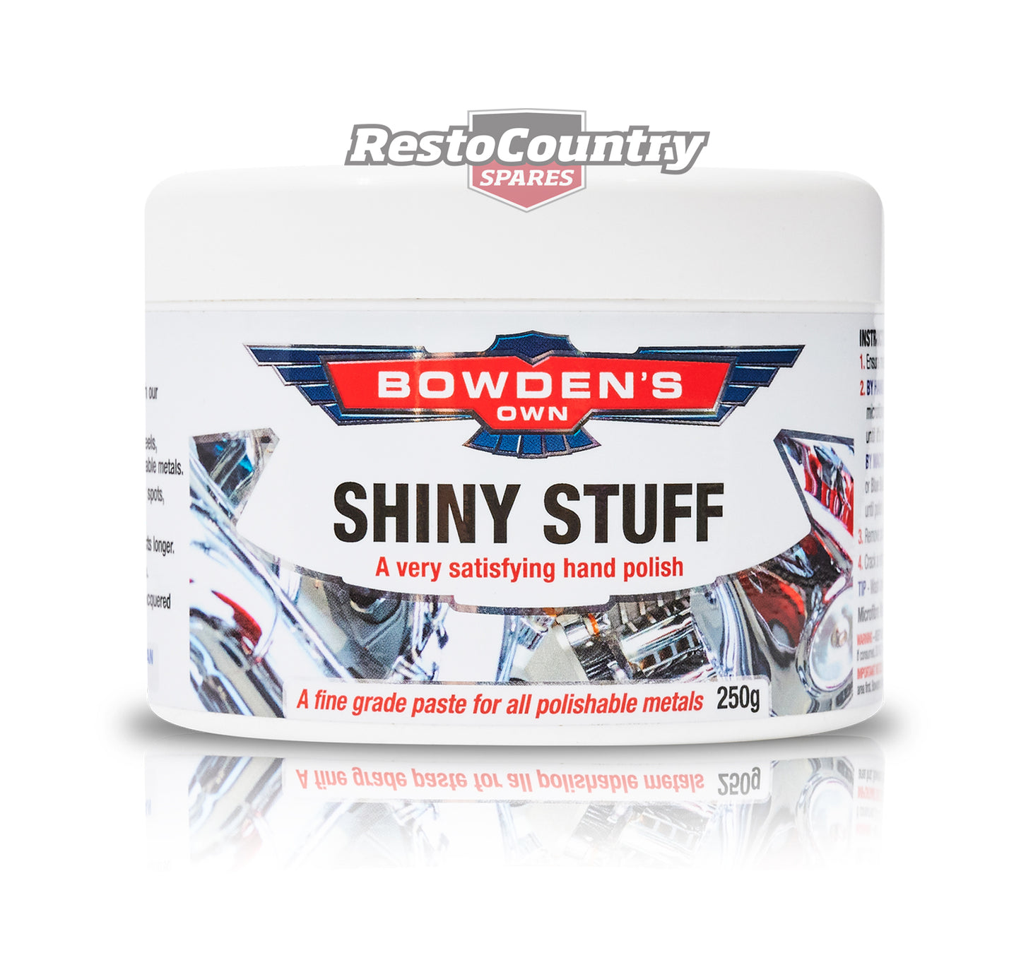BOWDEN'S OWN Shiny Stuff 250g Metal Polish Paste