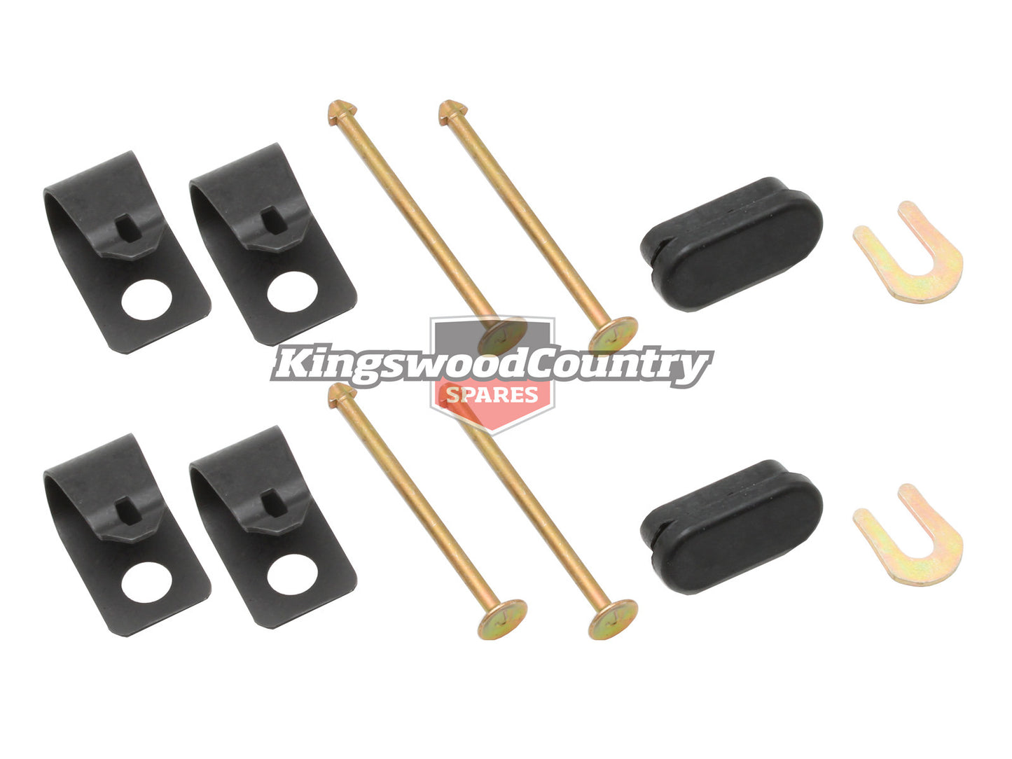 Holden Drum Brake Shoe Hold Down Pin Spring Clips Set of 4 HK HT HG HQ HJ HX HZ WB - BP10014A