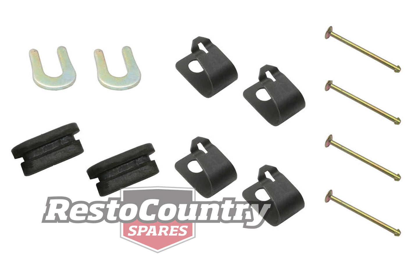 Holden Drum Brake Shoe Pin + Spring Hold Down Kit EJ EH pad - BP10024