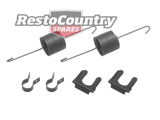 Holden FRONT Drum Brake Hose Springs + Clips Kit  EH HD HR HK HT HG Torana LC LJ - BP1004