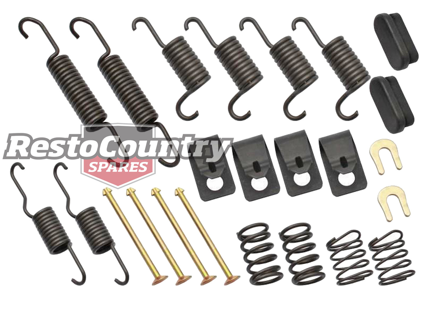 Holden Brake Spring Shoe Clip +Spring Kit EH UTE VAN ONLY HD HR Torana LC LJ LH LX UC NOT L34 - BP1009