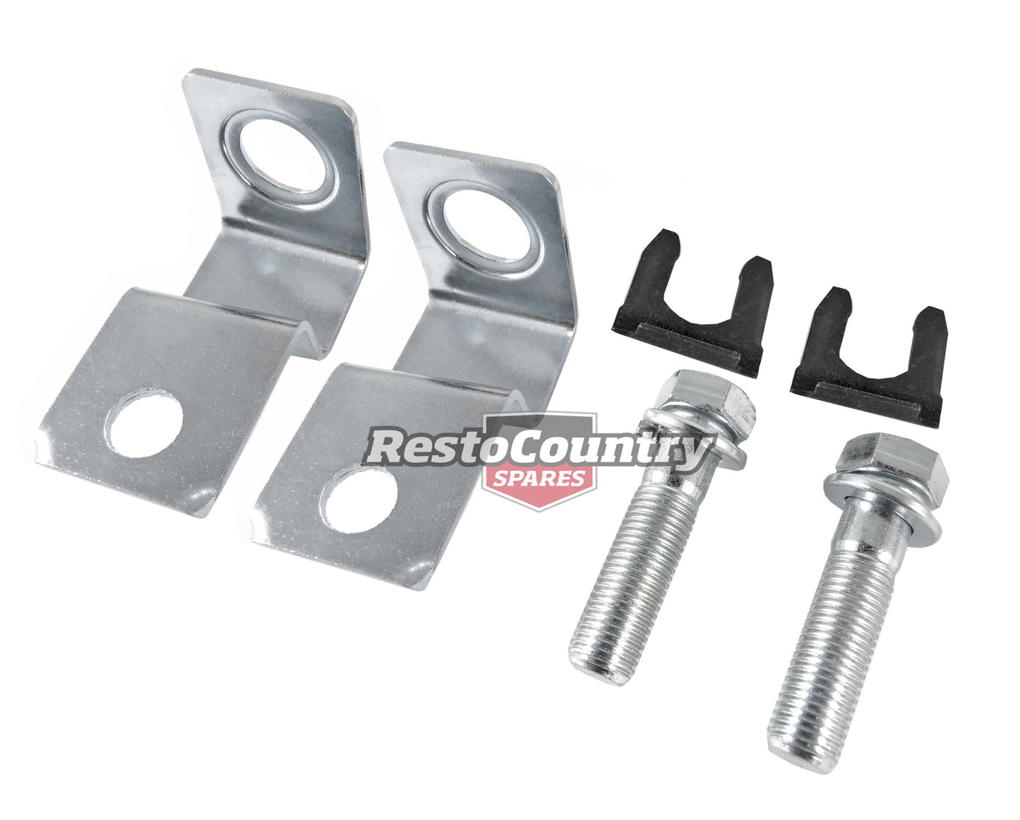 Holden Brake Line Retainer Kit x2 HD HR Suit Front Disc bolt clip - BP1015