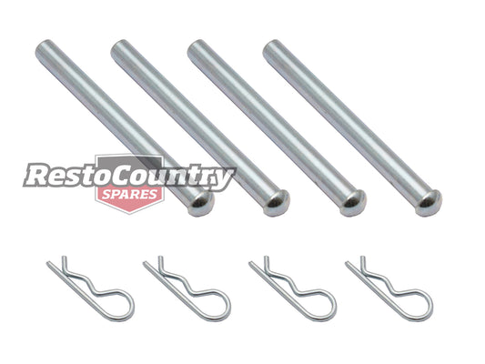 Holden Front Disc Brake Pad Retainer Pin Kit x4 HD HR break stop - BP1016