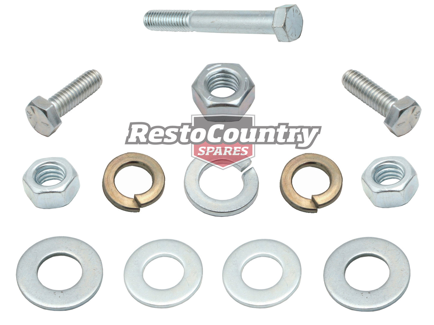 Holden 6cyl Engine Mount Bolt + Nut Kit Red Blue Black HK - WB LC - UC VB - VK - BS1004