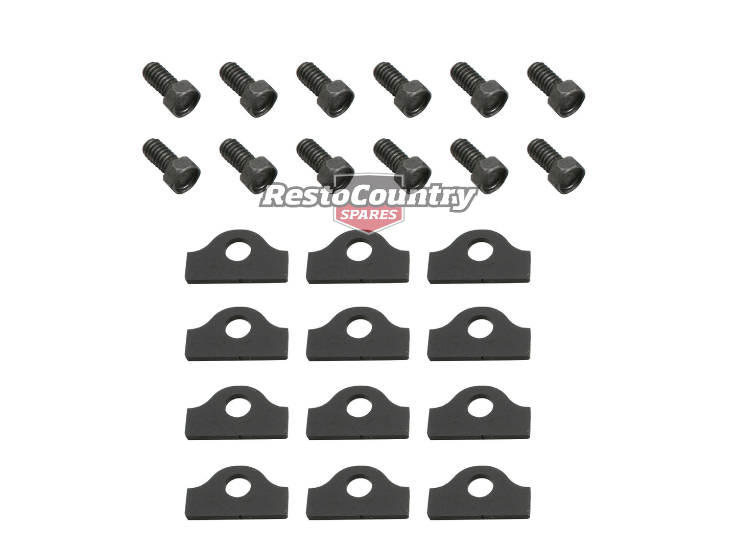 Holden V8 253 308 Rocker Cover Bolt Tab Kit HK - WB Commodore VB VC VH VK - BS1019