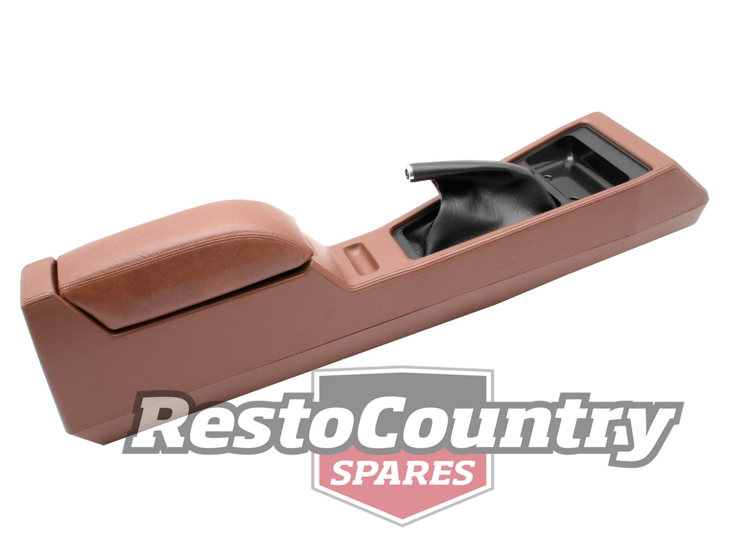 Holden Dark Brown MANUAL Console inc Armrest NEW HJ HX HZ WB GTS SS Monaro Coupe - C1001DB