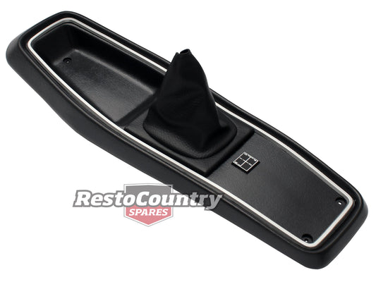 Holden Torana Manual Centre Console Complete + 4 Speed Pattern Plate LJ surround - C1003