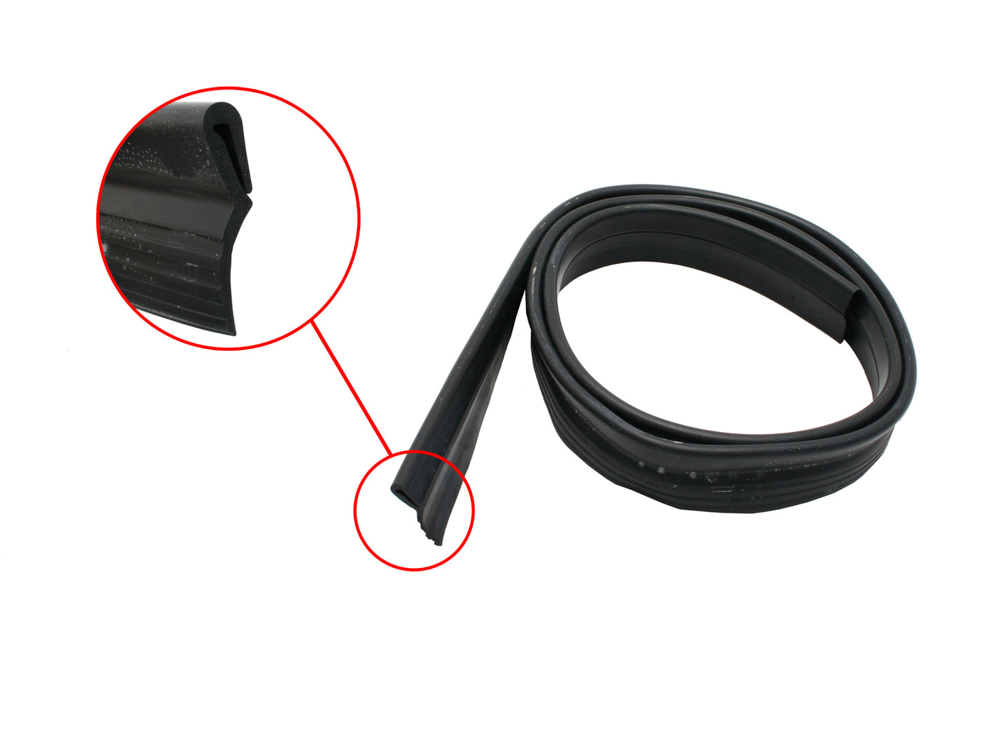 Ford Rear Bumper Bar Dust Strip ZA ZB Fairlane Only rubber seal insulator - C6DB17808A