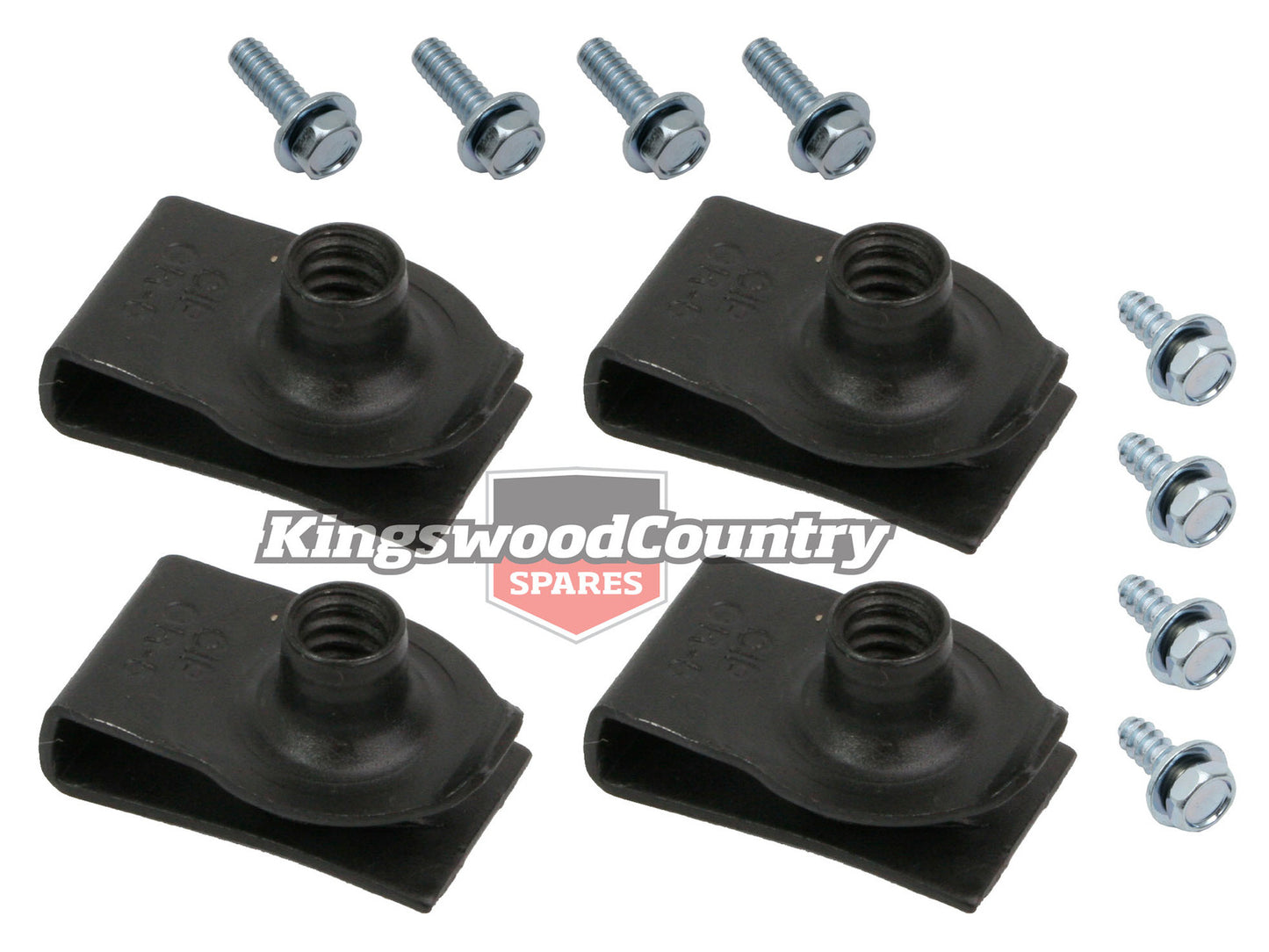 Holden Grille Mounting  Bolt Kit HQ suits all models  screw  nut  grill - CBM1000G