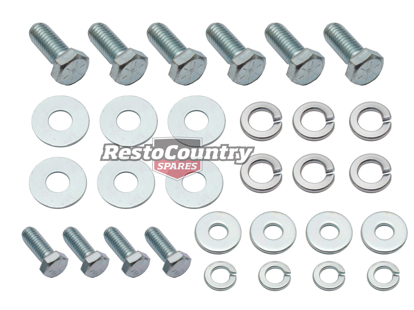 Holden Front Bumper Bar Bracket / Irons Bolt set HJ HX HZ nut mount - CBM1000H