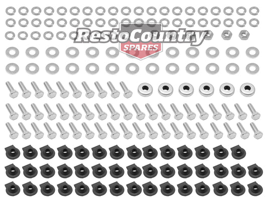 Holden Front Panel Bolt + Speed Nut Mounting Kit HD HR clip guard screw - CBM1005