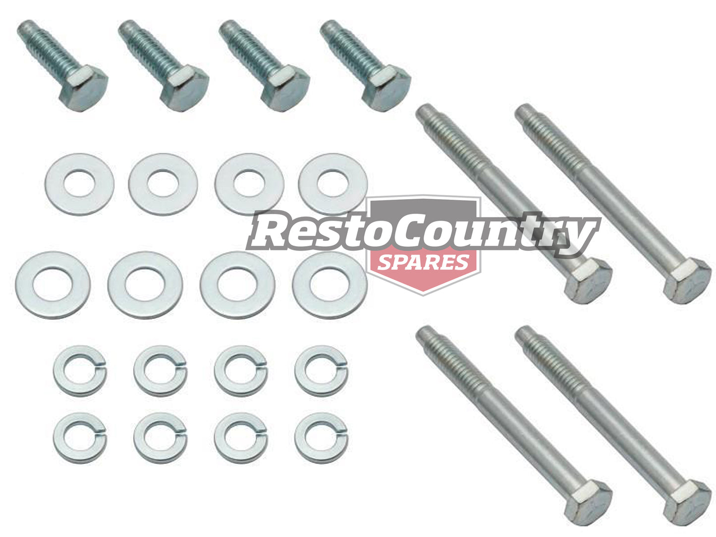 Holden Rear Bumper Bar Bracket to Car Bolt Kit HK HT HG Sedan Wagon Monaro - CBM1006K