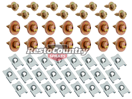 Holden Commodore Front Panel / Guard Mounting Bolt Kit VB VC VH VK 52pcs fender - CBM1007