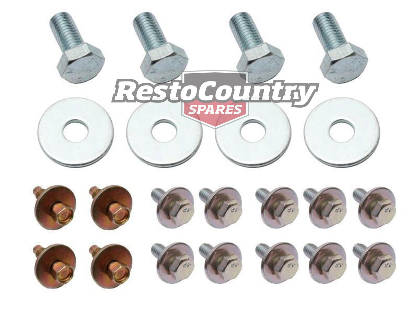 Holden Front Bumper Bar Bolt Kit VN VG VQ Commodore Statesman Ute nut clip - CBM1009
