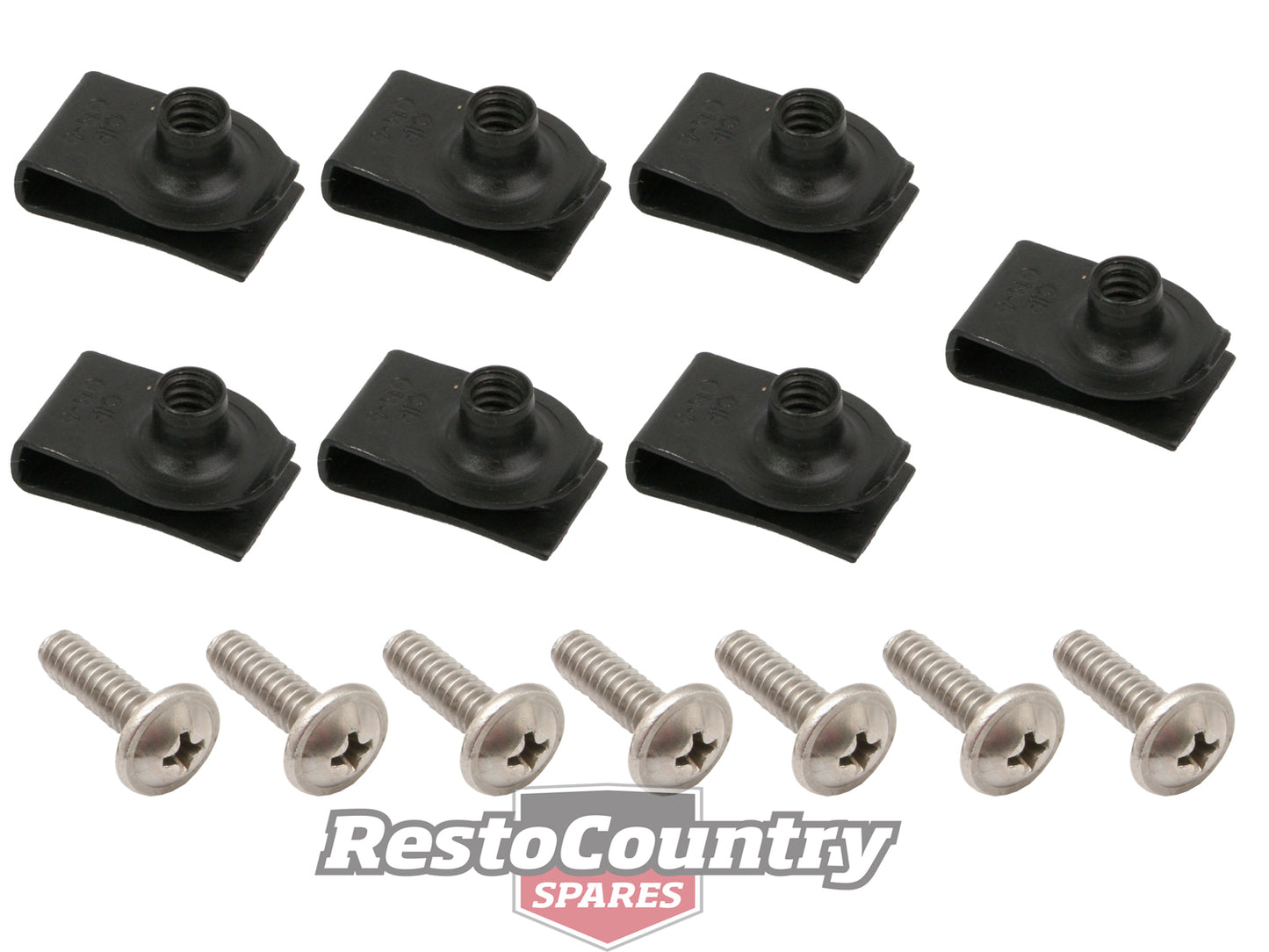 Holden Torana Grille Mounting Kit LH LX screw nut bolts grill - CBM1010C