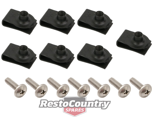 Holden Torana Grille Mounting Kit LH LX screw nut bolts grill - CBM1010C