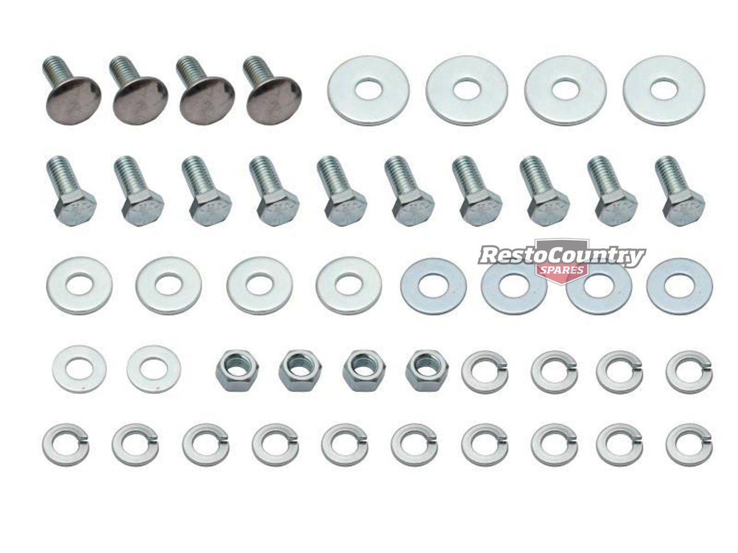 Holden Torana Front Bumper Bar Bracket Bolt Kit LH LX nut washer - CBM1010D