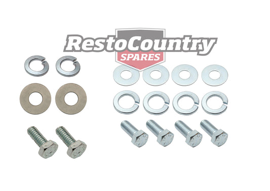 Holden Torana FRONT Bumper Bar Bracket Bolt Kit LATE LJ Late nut washer mount - CBM1011B