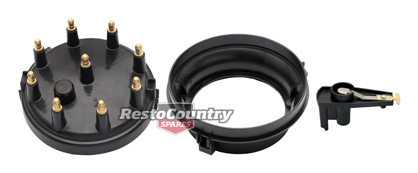 Ford Falcon Distributor Cap + Base + Rotor Button EB ED EF EL V8 - CBR2000