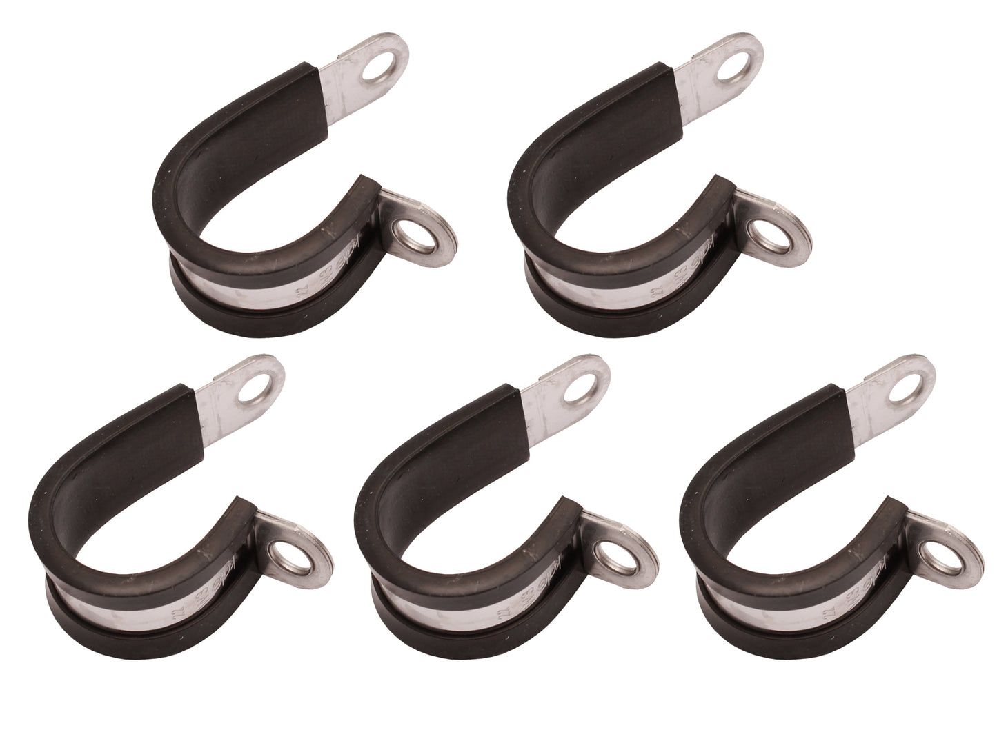 Stainless Steel Cushion Clamp Set x5 2mm x 15mm hose  ring  worm - CC1022