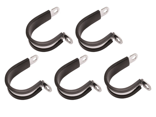 Stainless Steel Cushion Clamp Set x5 29mm x 15mm hose ring worm Resto Country - CC1029