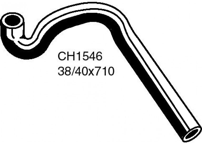 Holden Commodore LOWER Radiator Hose VL 2.0 3.0 6 Cyl - CH1546
