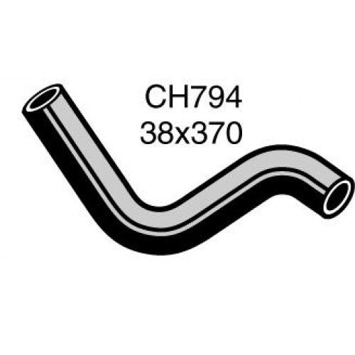 Ford V8 UPPER Radiator Hose XW Ute Van 302 XY 302 NON A/C - CH794