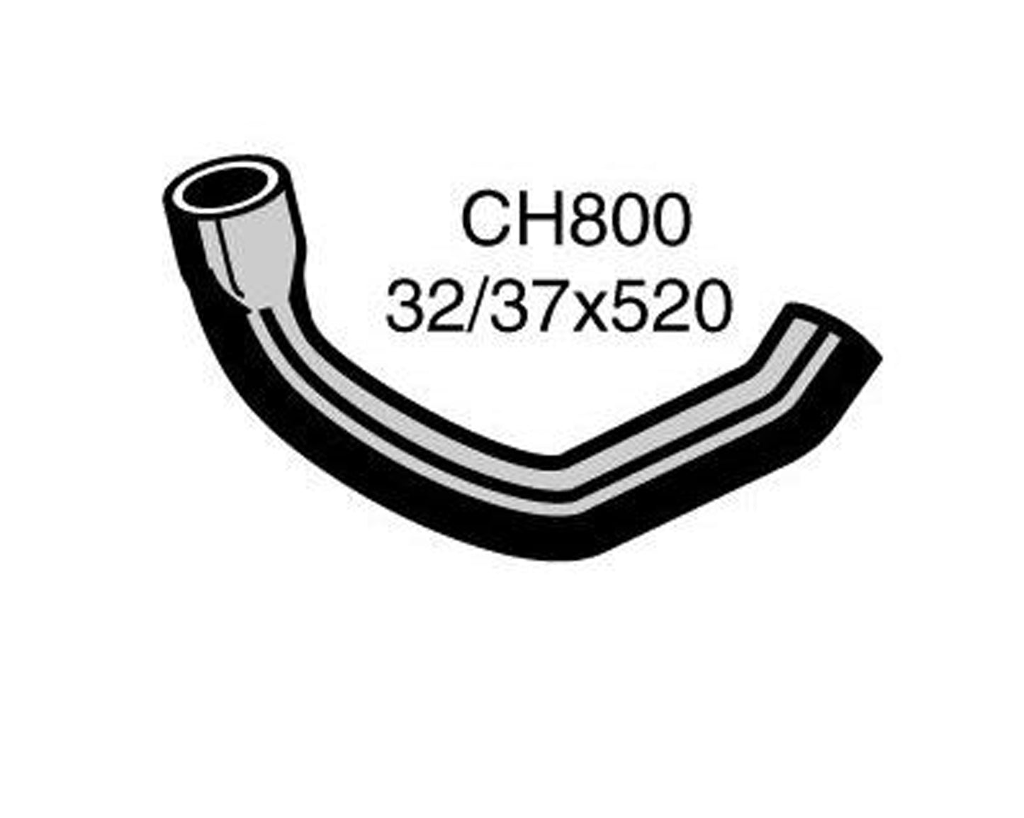 Ford Service LOWER Radiator Hose XT XW 6 Cylinder 170 200 -CH800 - CH800