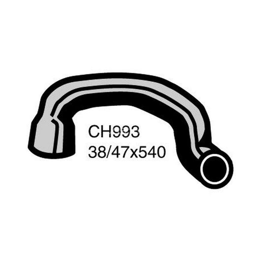 Ford LOWER Radiator Hose XA XB 6Cyl 3.3 MANUAL 200 rubber - CH993