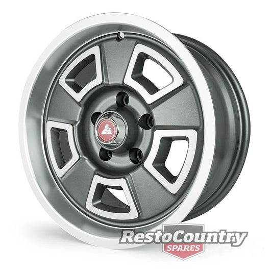 CTM Muscle HK GTS Wheel x1 15x7 5/108  Monaro Hubcap Style Holden HK HT HG mag