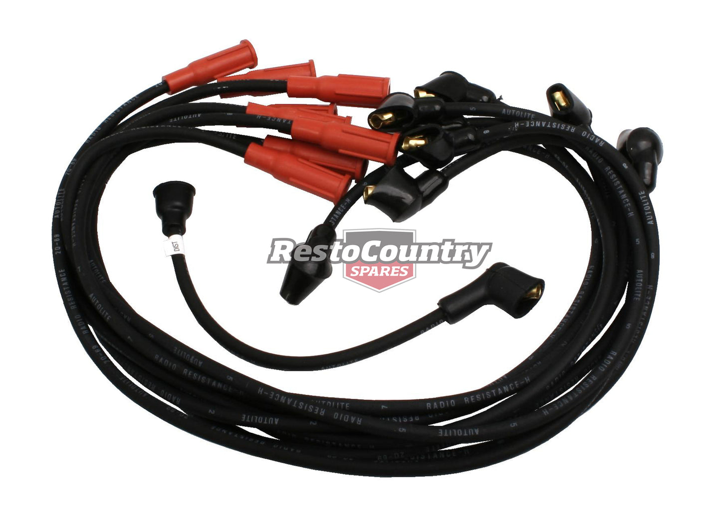 Ford V8 Autolite Spark Plug Lead Set XW XY ZC ZD 351 Cleveland ignition - D0ZZ12259A