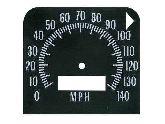 Holden HQ Speedo Face Decal 140 MPH miles per hour sticker dash - D1001