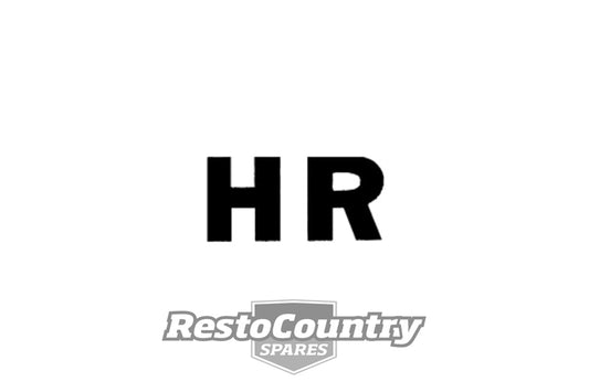 "Holden "HR" Wiper Motor Decal HQ HJ HX HZ sticker washer - D1035"