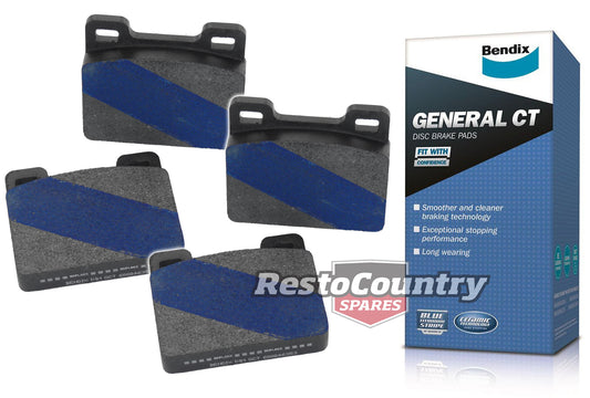 Bendix General CT Front Disc Brake Pads Ford XP XR XT With PBR Caliper stop pad - DB1