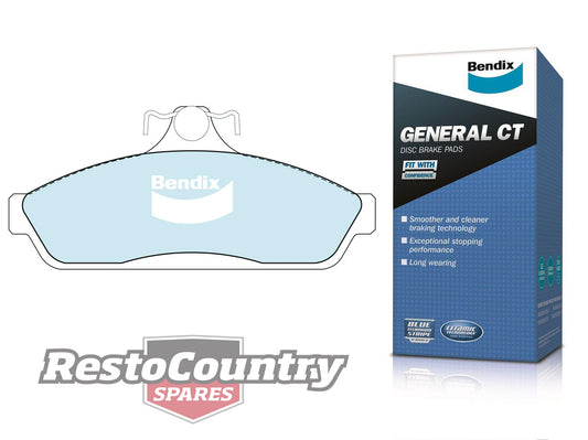 Bendix General CT Front Disc Brake Pads Holden Commodore VB - VS