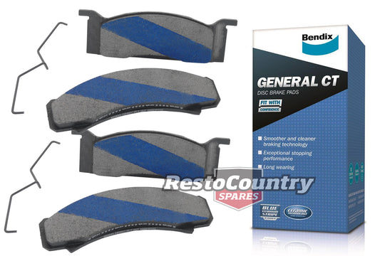 Bendix General CT Front Disc Brake Pads Ford XW XY XA XB XC PBR Alloy Calipers