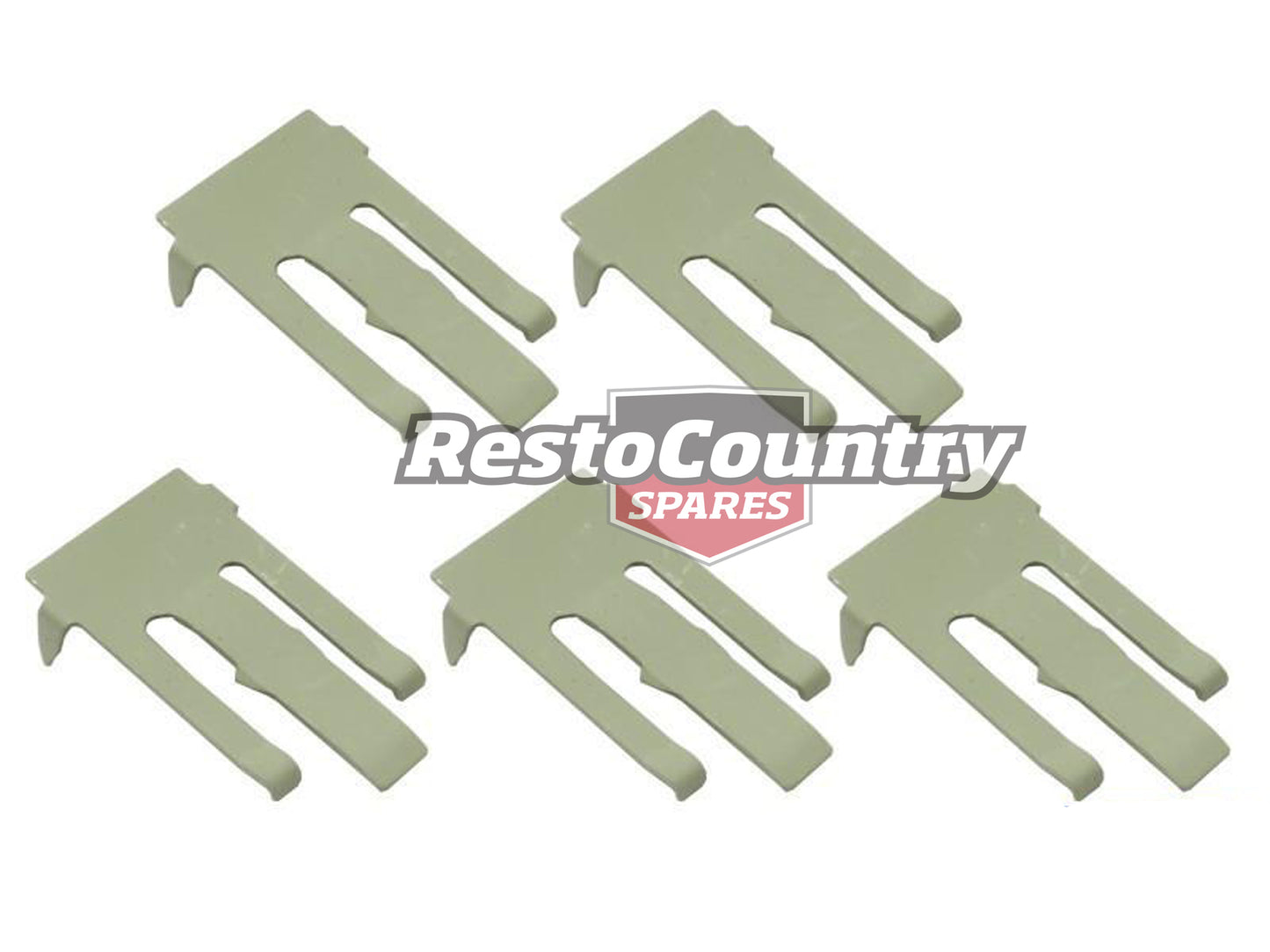 Holden Outer Door Belt Clip Set x1 Door LC LJ Sedan weather strip trim - DBC1007