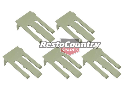 Holden Outer Door Belt Clip Set x1 Door LC LJ Sedan weather strip trim - DBC1007