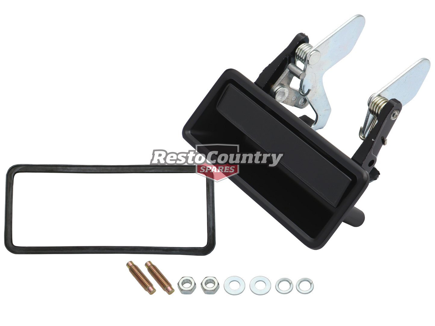 Ford Door Handle + Gasket + Fitting Kit RIGHT Front Outer Black XB XC ZF ZG ZH - DH2035