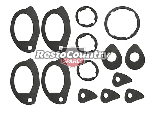 Holden Door Handle + Lock Gasket Set EJ EH Seal rubber exterior grab - DHGSEJ-EH