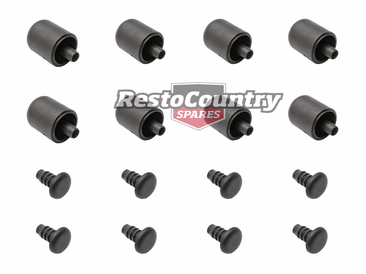 Holden Commodore Door Hinge Pin Plug +Cap Set VN VP VQ VR VS VT VX VY VZ 4 Doors - DHR1009B