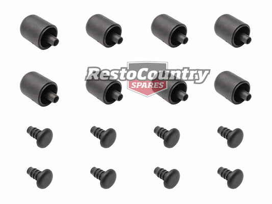 Holden Commodore Door Hinge Pin Plug +Cap Set VN VP VQ VR VS VT VX VY VZ 4 Doors - DHR1009B
