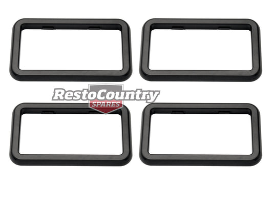 Holden Commodore Door Handle Surround TRIMS VB VC VH VK VL Black x4 - DHS1000