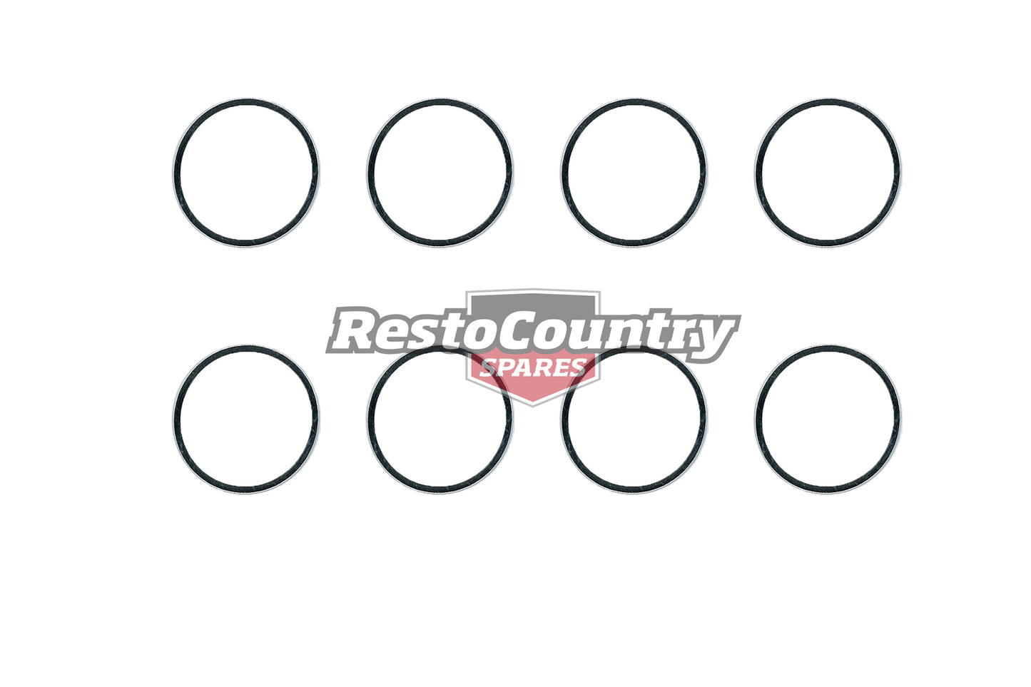 Holden Dash Knob Ring Set x8 HK HT HG Chrome NEW surround interior - DK1000