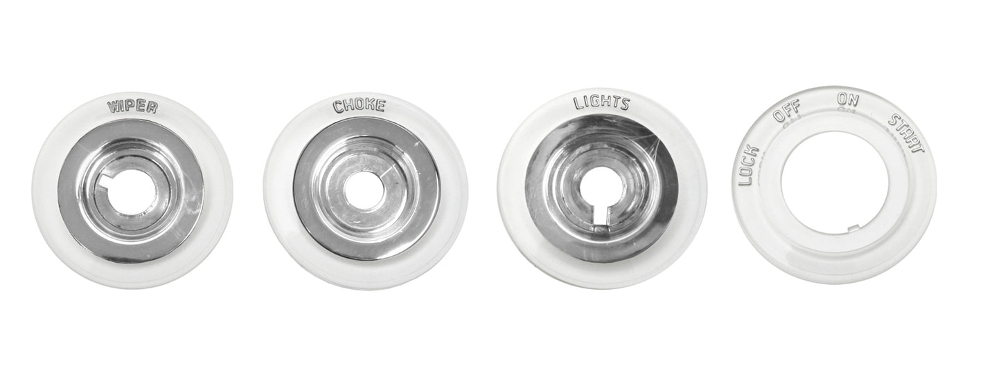 Holden Dash Knob SURROUND Set FE Wiper Choke Lights Ignition interior - DKD1000
