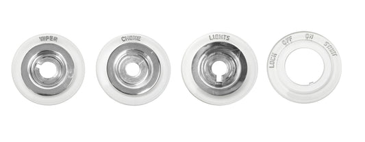 Holden Dash Knob SURROUND Set FE Wiper Choke Lights Ignition interior - DKD1000