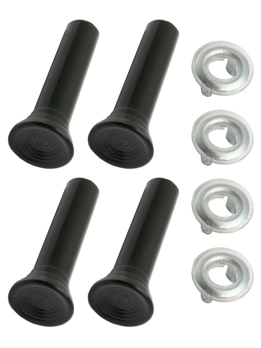 Holden BLACK Door Lock Knob +Ferrule HK HT HG HQ HJ HX HZ WB LC LJ LH LX UC x4 - DLK1