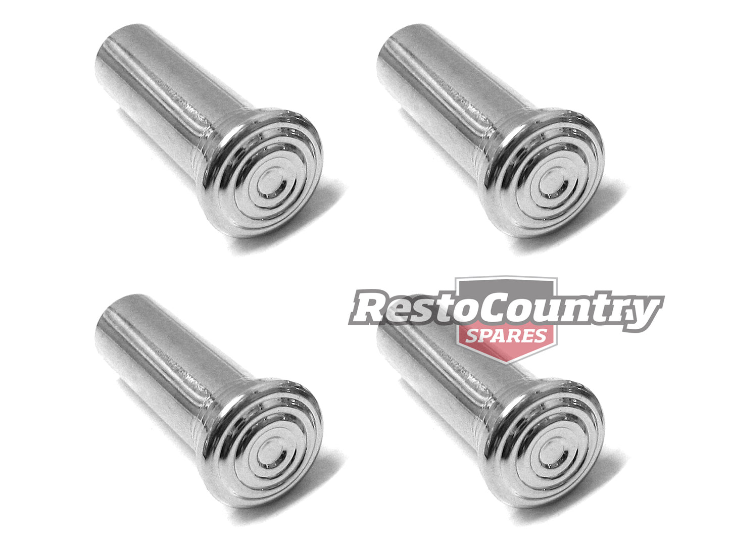Holden CHROME Door Lock Knob Set x4 48 FJ FX FB FC FE EK EJ EH HD HR pull - DLK10